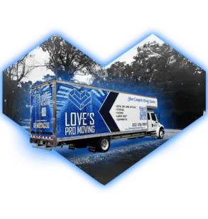 Love’s Pro Moving branded truck